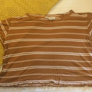 Hippie Rose Yellow Stripped Tee